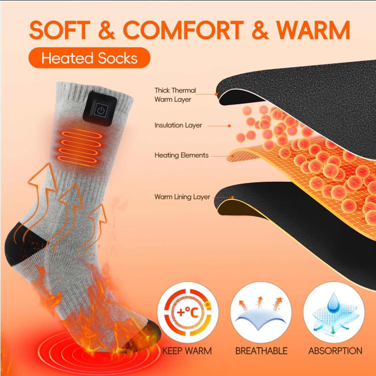CozeSocky Electric Socks