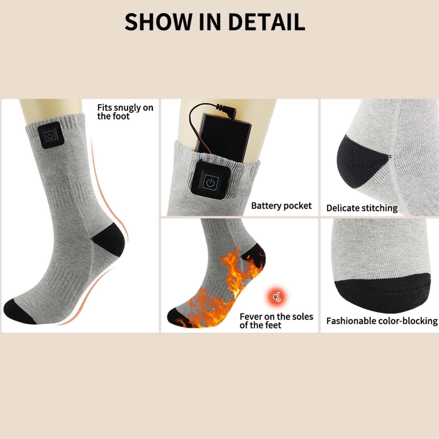 CozeSocky Electric Socks