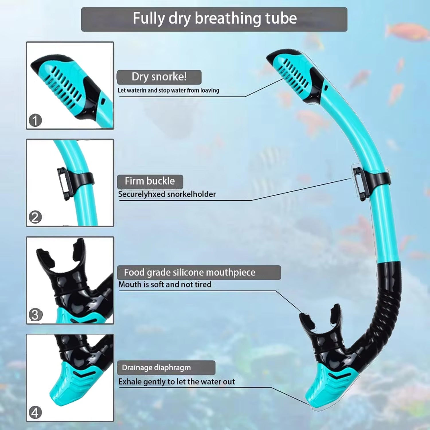 DeepBrez Snorkel Set