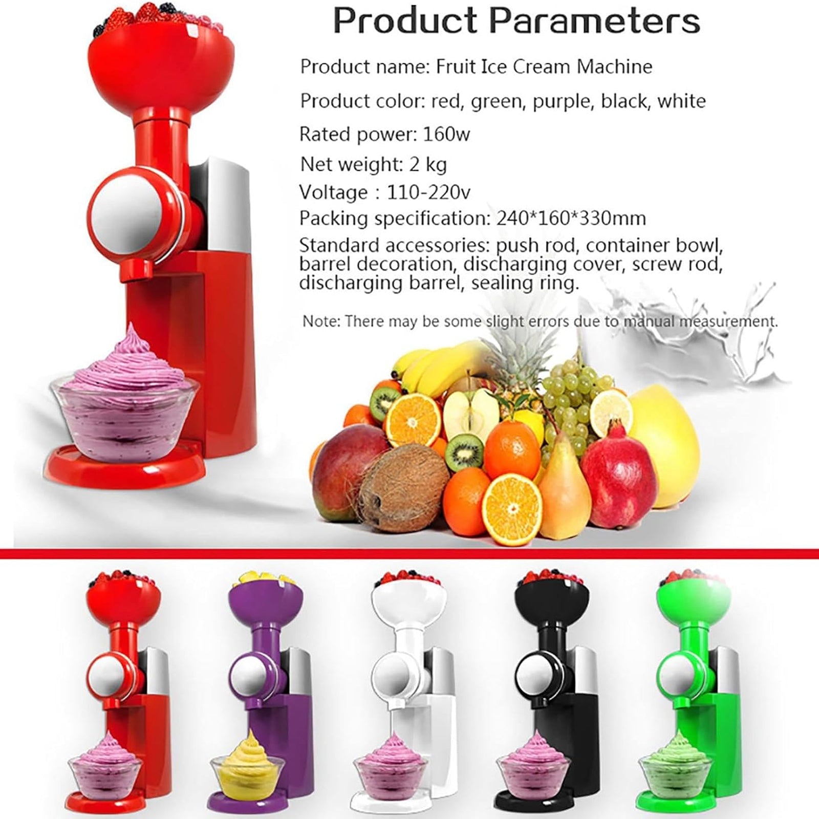 Frestiox Ice Cream Machine