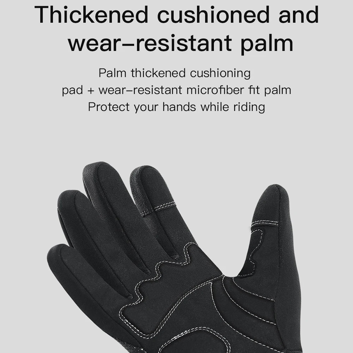 GlovyClik Thermal Gloves With Touchscreen Fingers