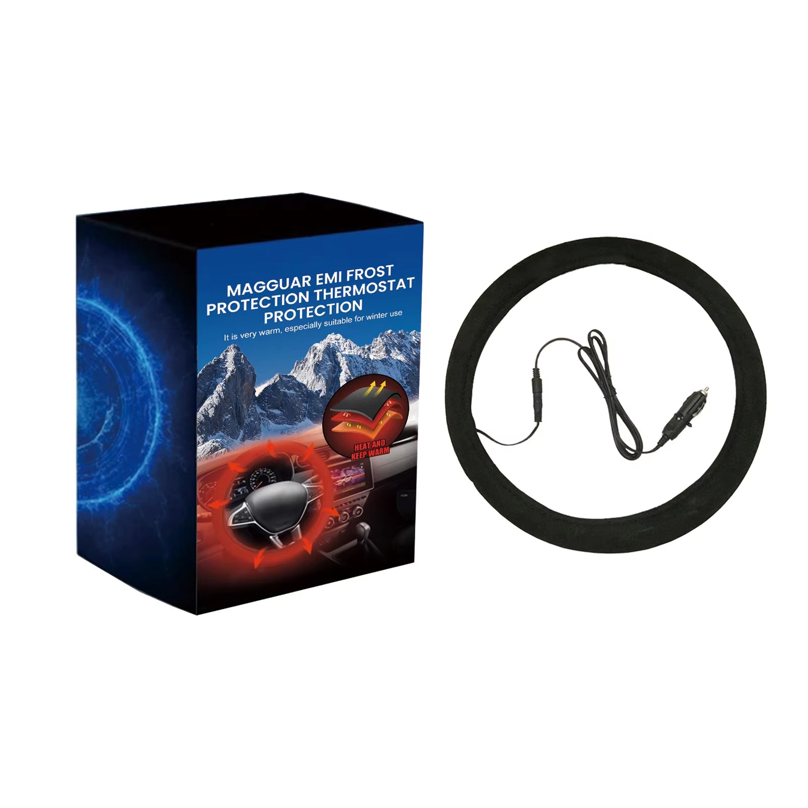 Gripoozy Heated Steering Wheel Cover