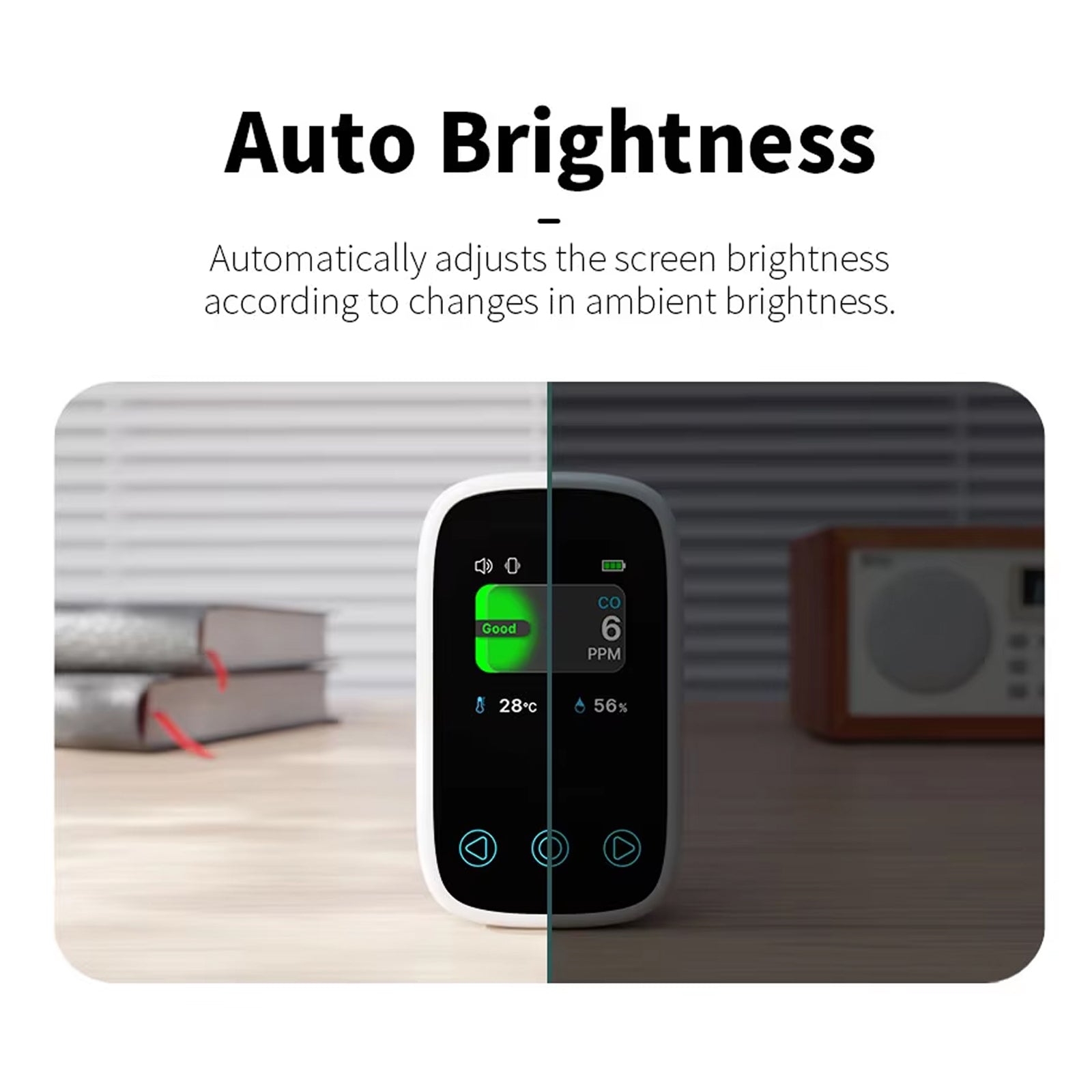 OxiTeky Travel Carbon Monoxide Detector