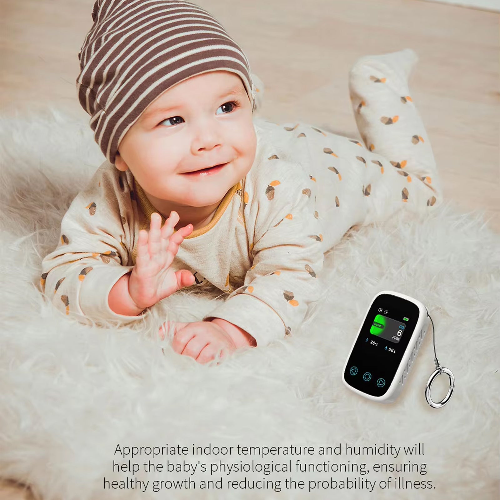 OxiTeky Travel Carbon Monoxide Detector