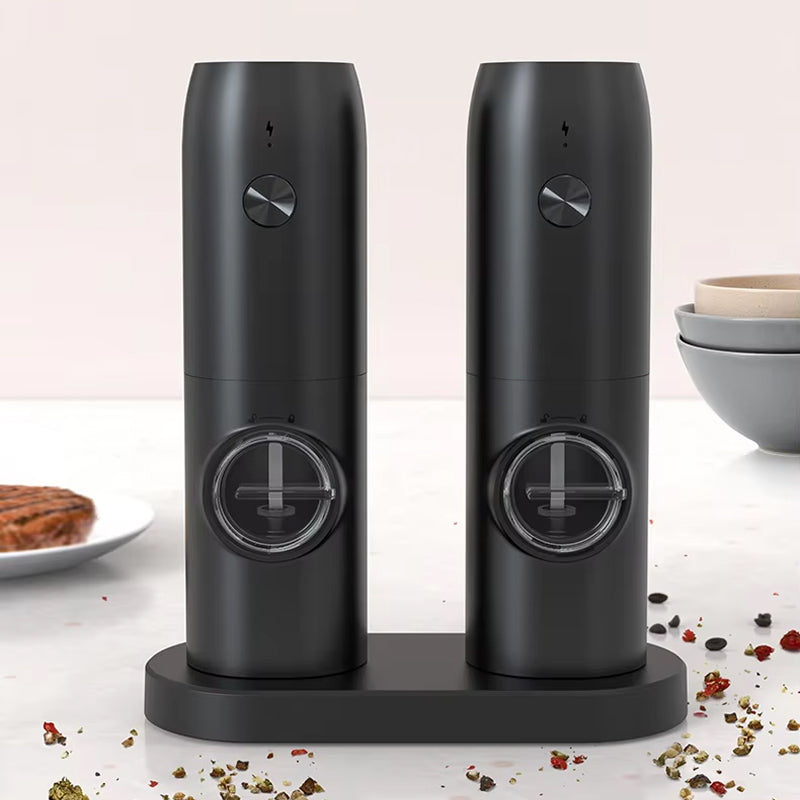 SalteSonic Electric Grinders Salt And Pepper