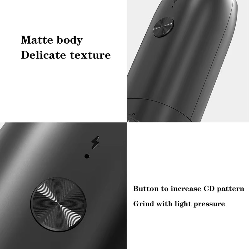 SalteSonic Electric Grinders Salt And Pepper