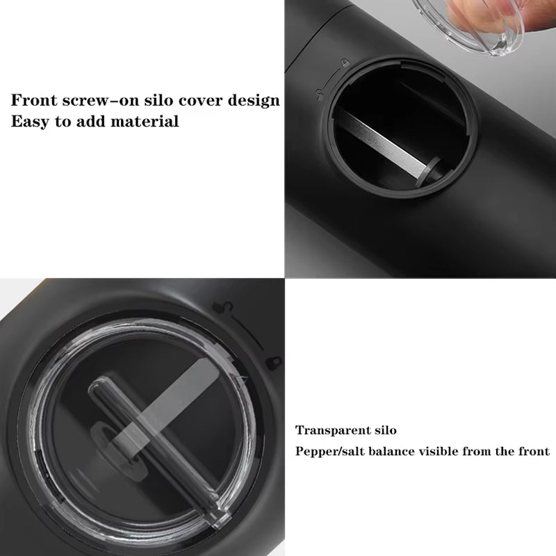 SalteSonic Electric Grinders Salt And Pepper